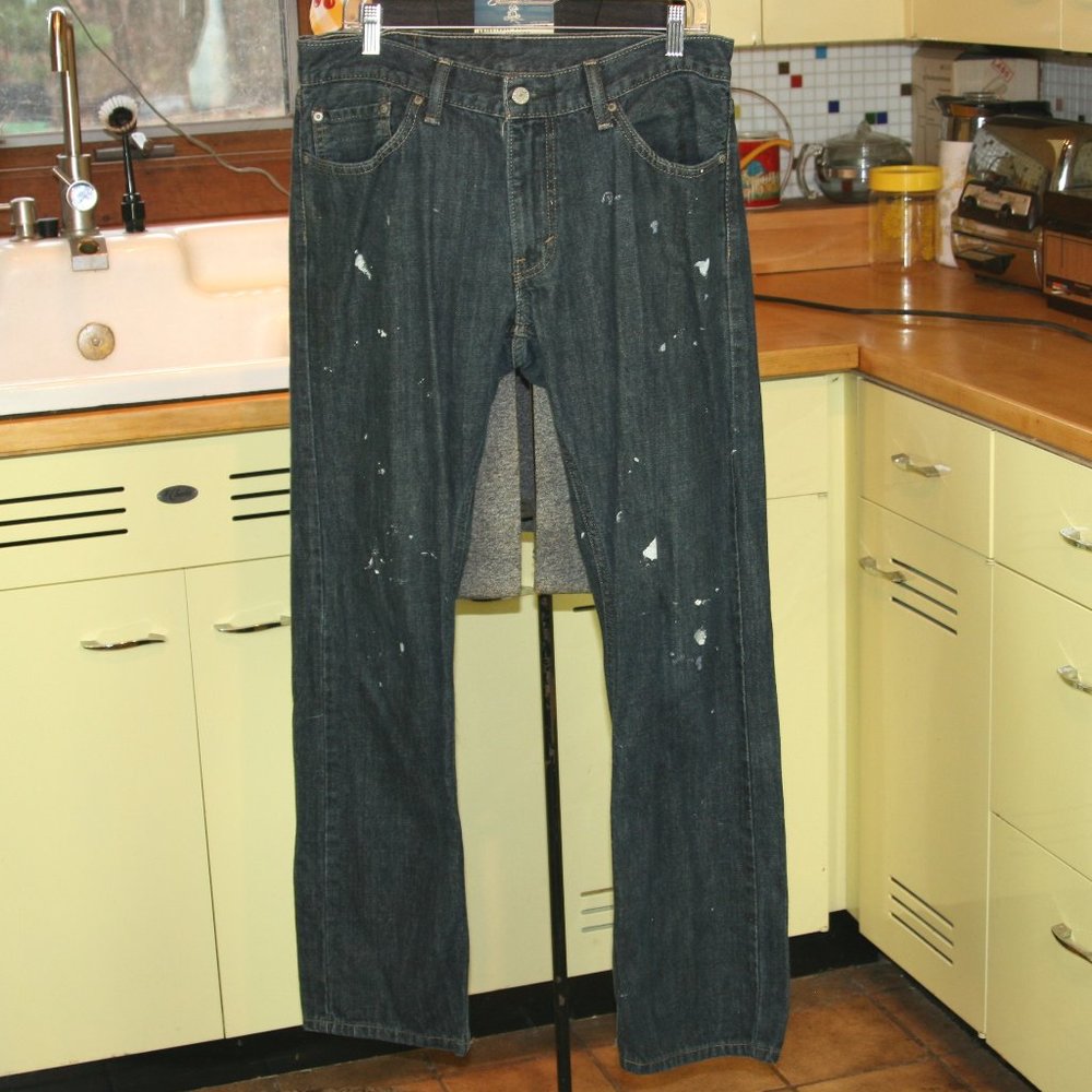 Distressed Levi Strauss Denim 514 Jeans Pants Levi's 33x32